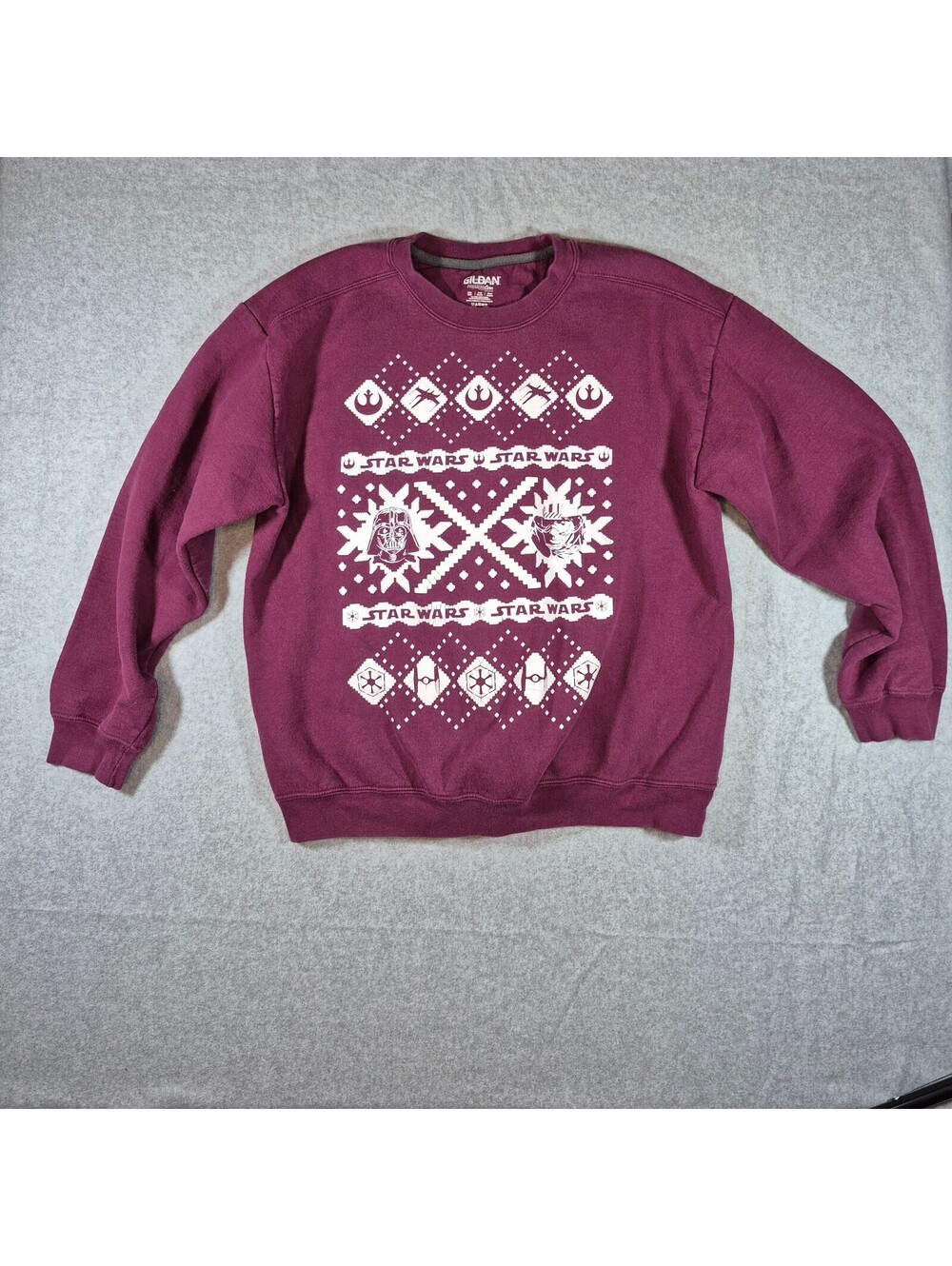 Star Wars Men’s Large Ugly Christmas Graphic Sweatshirt
